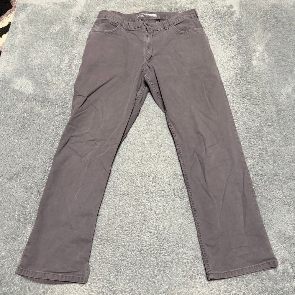 Carhartt Pants Mens 36 x32 Gray Chino Workwear Relaxed Straight